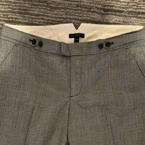 J. Crew Gray Plaid Ankle Pants Pants Worn Once for an interview...like new